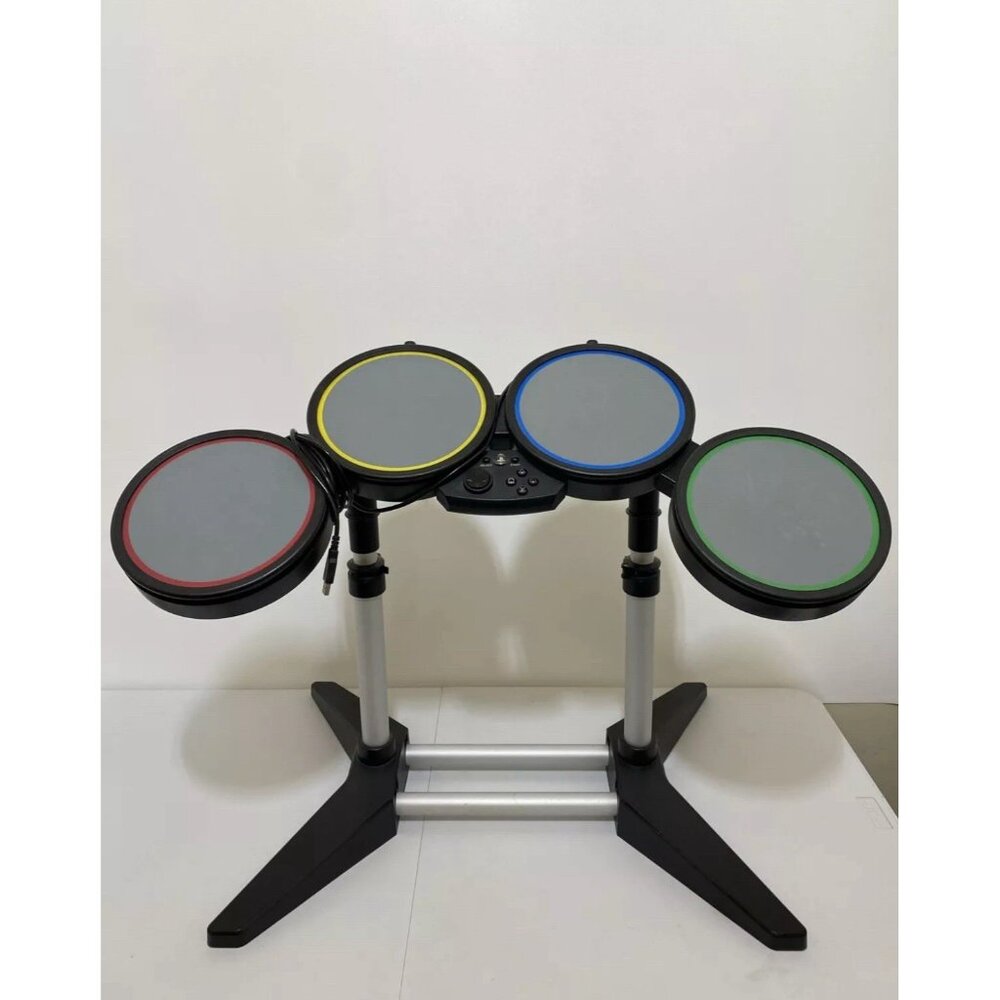 Rock Band Wired Drum Set Model 822148 Playstation PS2 PS3 No Foot Pedal | Tested